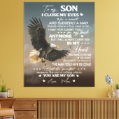 Toile Personnaliser À Mon Fils De Amour Mère Cadeaux (Insitu(Salon))