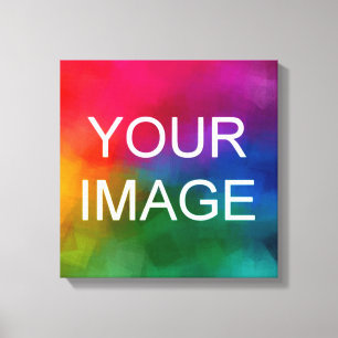 Toile Personnaliser Ajouter une image Photo Logo Carré B