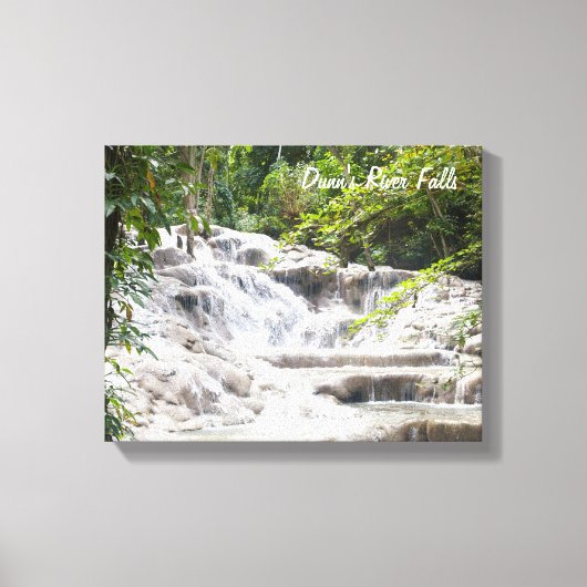 Toile Personnaliser Dunn’s River Falls photo (Recto)