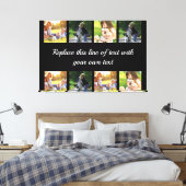 Toile Personnaliser le collage photo et la couverture en (Insitu(Chambre))