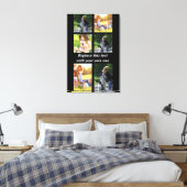 Toile Personnaliser le collage photo et le texte Coque-M (Insitu(Chambre))