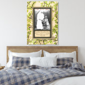 Toile Personnaliser Portrait dans Branches Printemps Fau (Insitu(Chambre))