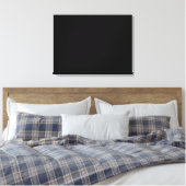 Toile Personnaliser simple Noir couleur solide (Insitu(Chambre))