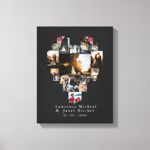 Toile Personnalité moderne 18 coeur Cadeaux en forme Can