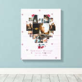 Toile Personnalité moderne 18 coeurs Cadeaux en forme (Insitu (Plancher de Bois))