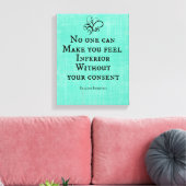 Toile Personne ne peut vous faire sentir Citation inféri (Insitu(Salon))