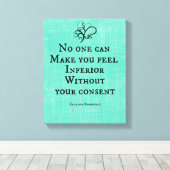 Toile Personne ne peut vous faire sentir Citation inféri (Insitu (Plancher de Bois))