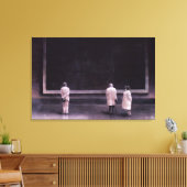 Toile Personnes à une exposition 1990 (Insitu(Salon))