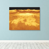 Toile Perspective 3D de Sapas Mons sur Vénus (Insitu (Plancher de Bois))