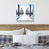 Toile Perspective architecturale minimaliste moderne (Insitu(Chambre))