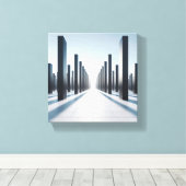Toile Perspective architecturale minimaliste moderne (Insitu (Plancher de Bois))
