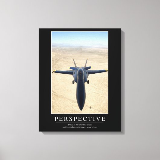 Toile Perspective : Citation inspirante 1 (Recto)