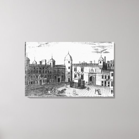 Toile Perspective de la Chambre du Parlement (Recto)