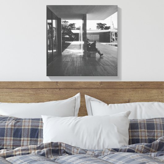 Toile Perspective du Pavillon de Barcelone (Insitu(Chambre))