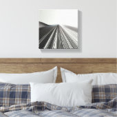 Toile Perspective linéaire minimaliste moderne - Abstrai (Insitu(Chambre))