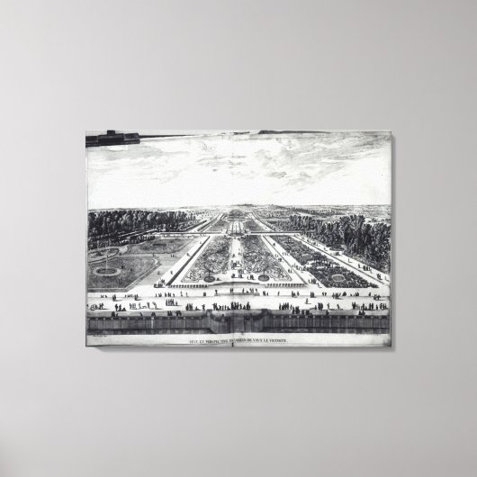 Toile Perspective Vue sur le jardin (Recto)
