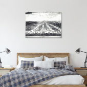 Toile Perspective Vue sur le jardin (Insitu(Chambre))