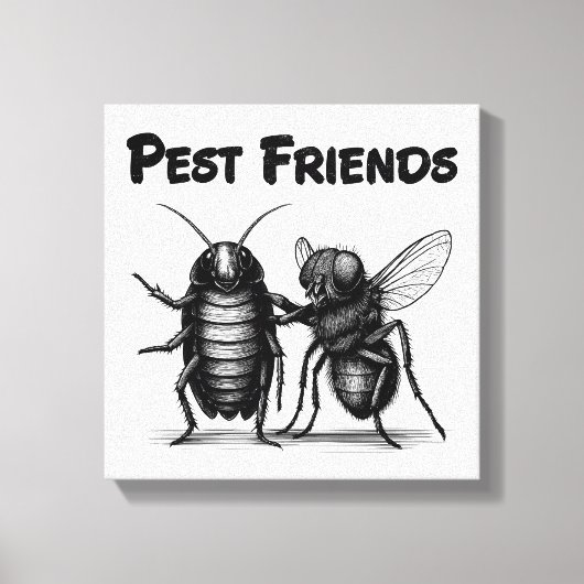Toile Pest Friends BFF (Recto)