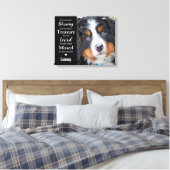 Toile Pet Memorial moderne souvenir photo de chien (Insitu(Chambre))