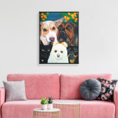 Toile Pet Selfie Painting by Alfred Fox (Insitu(Salon))