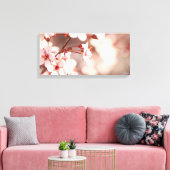Toile Pétales roses (Insitu(Salon))