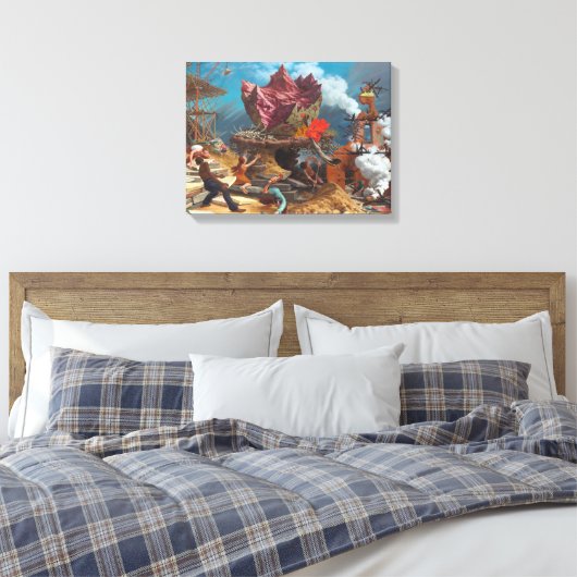 Toile Peter Blume - Le Rocher (Insitu(Chambre))