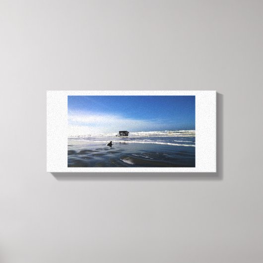 Toile Peter Iredale Shipwreck, Côte de l'Oregon (Recto)
