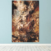 Toile Peter Paul Rubens Chute des Damnés (Insitu (Plancher de Bois))