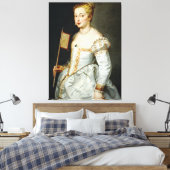 Toile Peter Paul Rubens Portrait d'une dame (Insitu(Chambre))