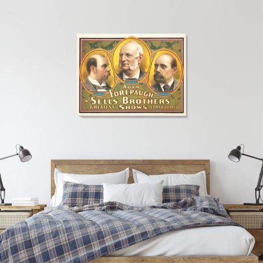 Toile Peter Sells, Adam Forepaugh Et Lewis Sells (Insitu(Chambre))
