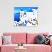 Toile Petit (24,00" x 16,00"), 1,5", Simple Oia (Insitu(Salon))