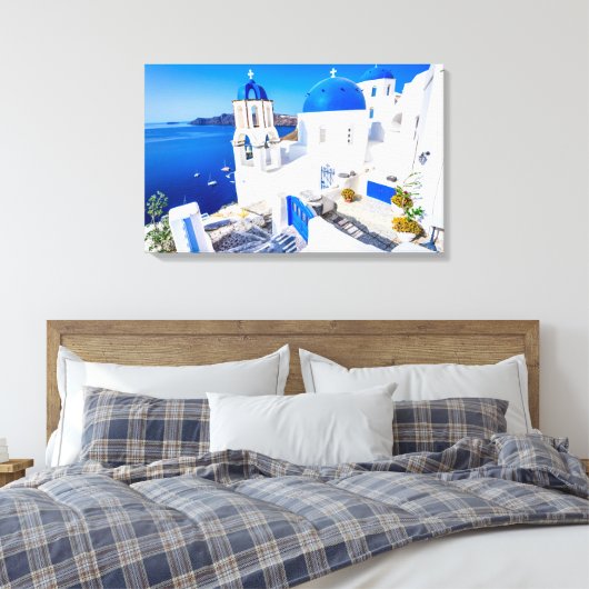 Toile Petit (24,00" x 16,00"), 1,5", Simple Oia (Insitu(Chambre))