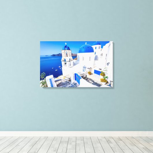 Toile Petit (24,00" x 16,00"), 1,5", Simple Oia (Insitu (Plancher de Bois))