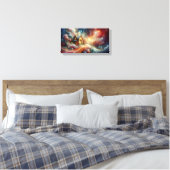 Toile Petit chalet Whimsical, Explosion de couleur (Insitu(Chambre))