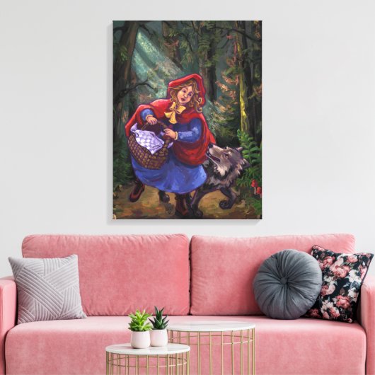 Toile Petit Chaperon Rouge (Insitu(Salon))