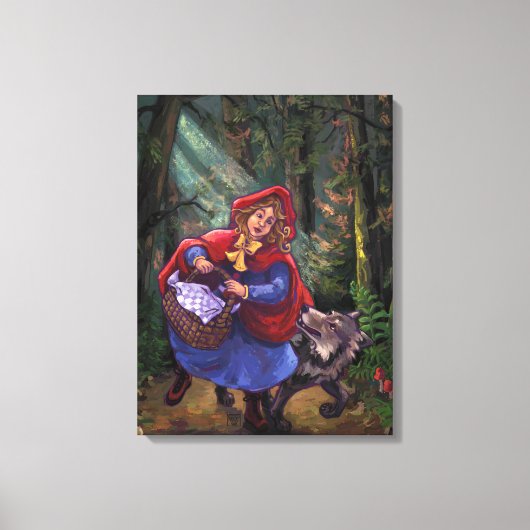 Toile Petit Chaperon Rouge (Recto)