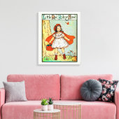 Toile Petit Chaperon Rouge Vintage Mignon (Insitu(Salon))