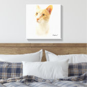 Toile Petit Chat Blondie Se Demandant (Insitu(Chambre))