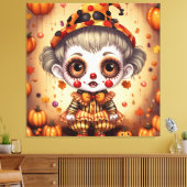 Toile Petit clown d'Halloween 2 (Insitu(Salon))