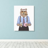 Toile Petit déjeuner (Insitu (Plancher de Bois))