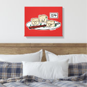 Toile Petit déjeuner coréen le Hangeul de dim sum de (Insitu(Chambre))