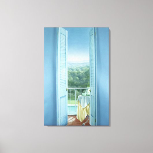 Toile Petit-déjeuner St. Maxime 1984 (Recto)