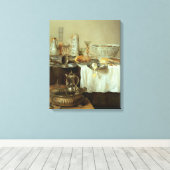 Toile Petit déjeuner Still Life, 1638 (Insitu (Plancher de Bois))