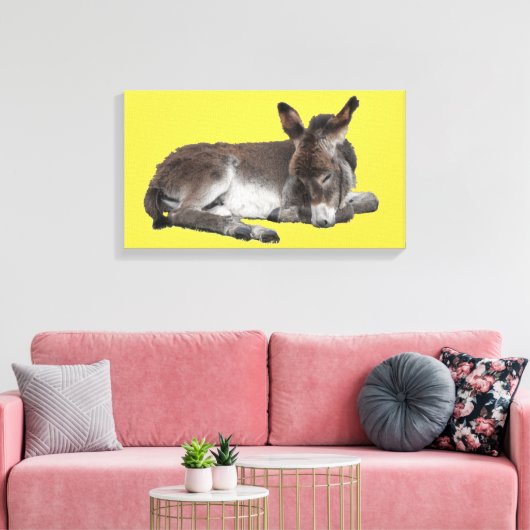 Toile Petit Dos De Chocolat Bébé Foal Posé Vers Le Bas (Insitu(Salon))