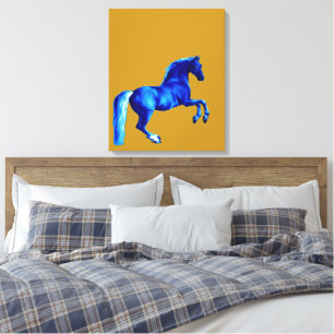 Toile Petit-fils du Godolphin Arabian ... Cheval bleu