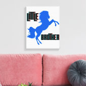 Toile Petit frère élevage de chevaux (Insitu(Salon))