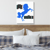 Toile Petit frère élevage de chevaux (Insitu(Chambre))
