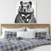 Toile petit malin marmotte (Insitu(Chambre))