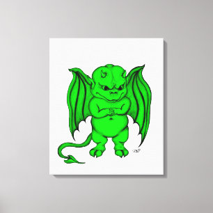 Toile Petit méchant diable