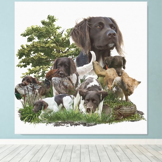 Toile Petit Munsterlander (Insitu (Plancher de Bois))